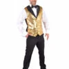 Gilet Paillet Goud Deluxe