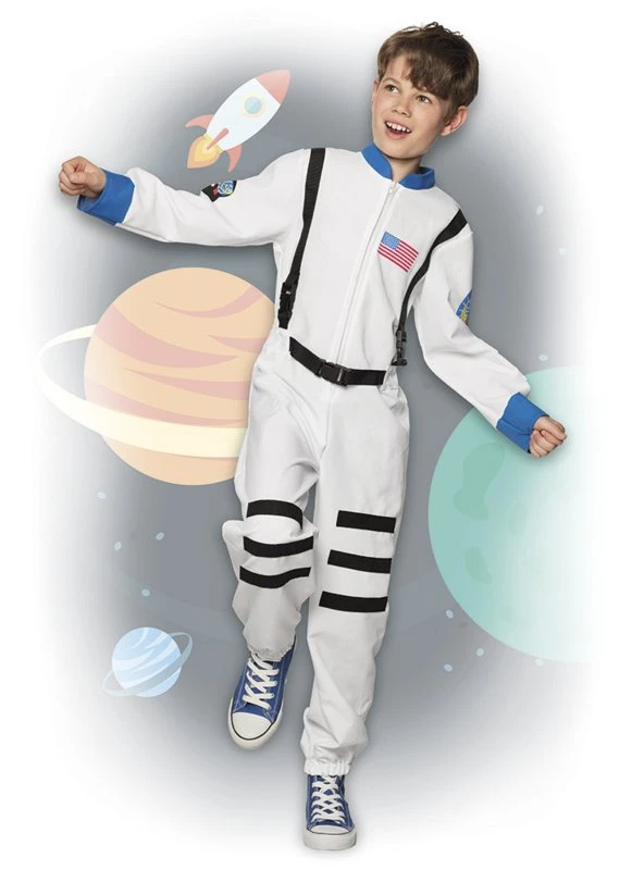Astronauten Kinderen Kostuum | Space Kids 1 Astronauten Kinderen Kostuum | Space Kids