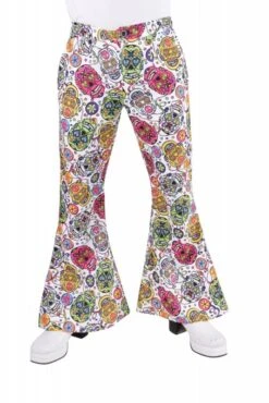 Disco Broek Mexican Skulls Heren