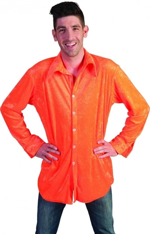 Neon Oranje Discoblouse