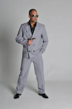 Miami Vice Kostuum Grijs
