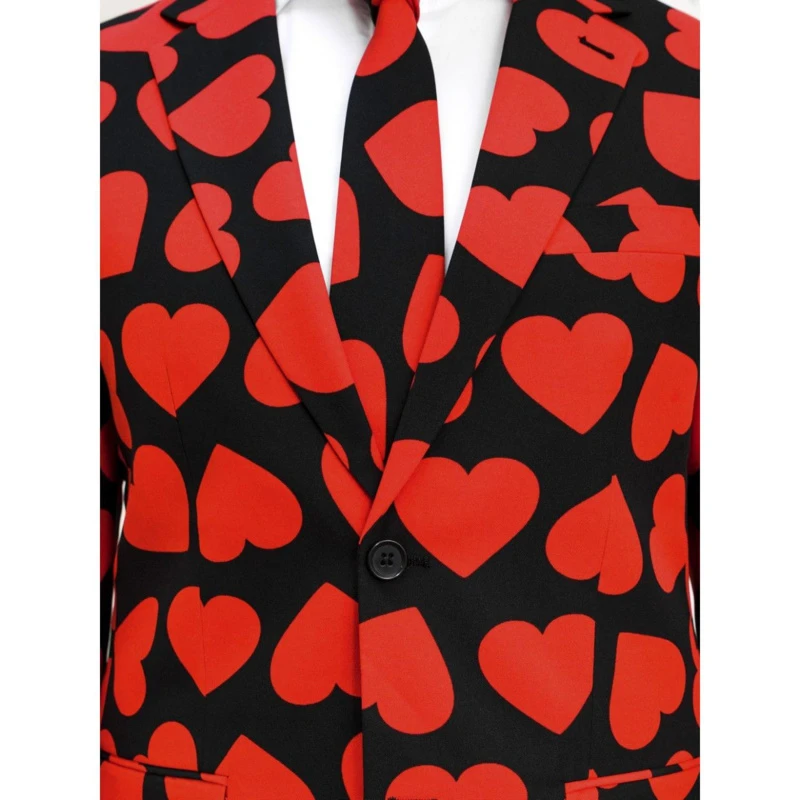 King Of Hearts Opposuits Kostuum 3 King Of Hearts Opposuits Kostuum - Afbeelding 3