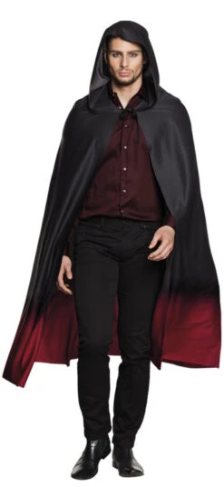 Cape Fade Zwart Rood -Halloween Korting Winkel 4e20e5f498ddb8d4569ca0135ad210bec3d8eafc