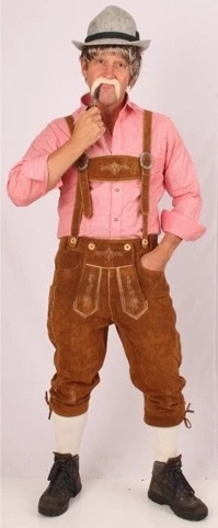 Lederen Lederhose Bruin