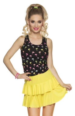 Mini Rok Neon Geel