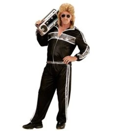 New Kids Trainingspak Zwart En Zilver