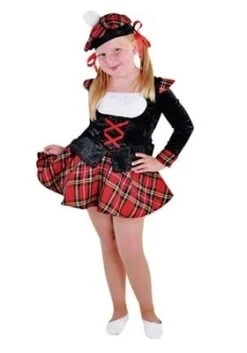 Schots Meisjes Kostuum