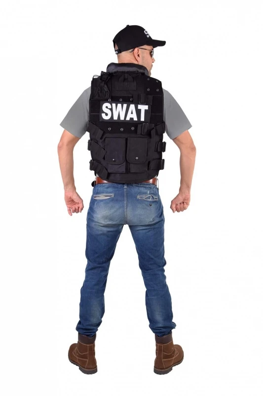 Swat Tactical Vest Deluxe 2 Swat Tactical Vest Deluxe - Afbeelding 2
