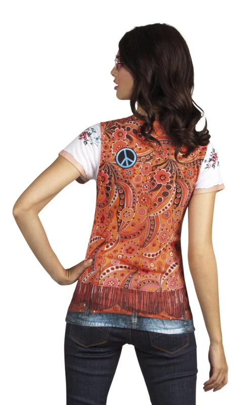 3D T Shirt Hippie 2 3D T Shirt Hippie - Afbeelding 2