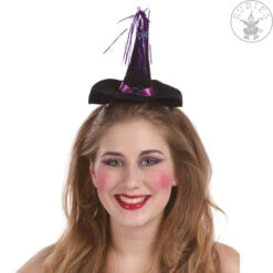 Heksenhoed Op Haarband | Zwart