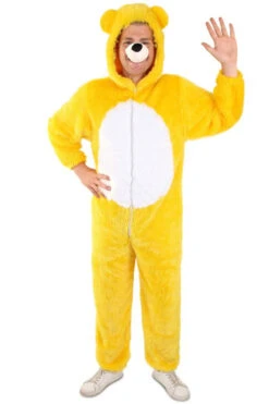 Beer Kostuum Geel Pluche