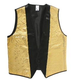 Vestje Paillet Goud -Halloween Korting Winkel 981044459ab328ca4bf22550ea022e5bff018640