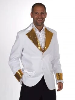 Colbert Wit Met Gouden Pailletten