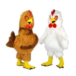 Kippenpak – Bertha De Bruine Kip -Halloween Korting Winkel Kip mascotte 1