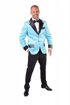 Colbert Pailletten Glitter Turqoise