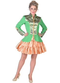 Brocaat Jas Suzy Groen