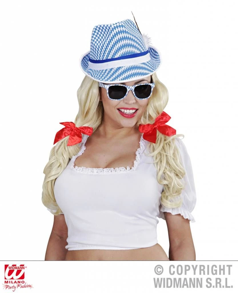 Beierse Print Bril Met Donkere Glazen 2 Beierse Print Bril Met Donkere Glazen - Afbeelding 2