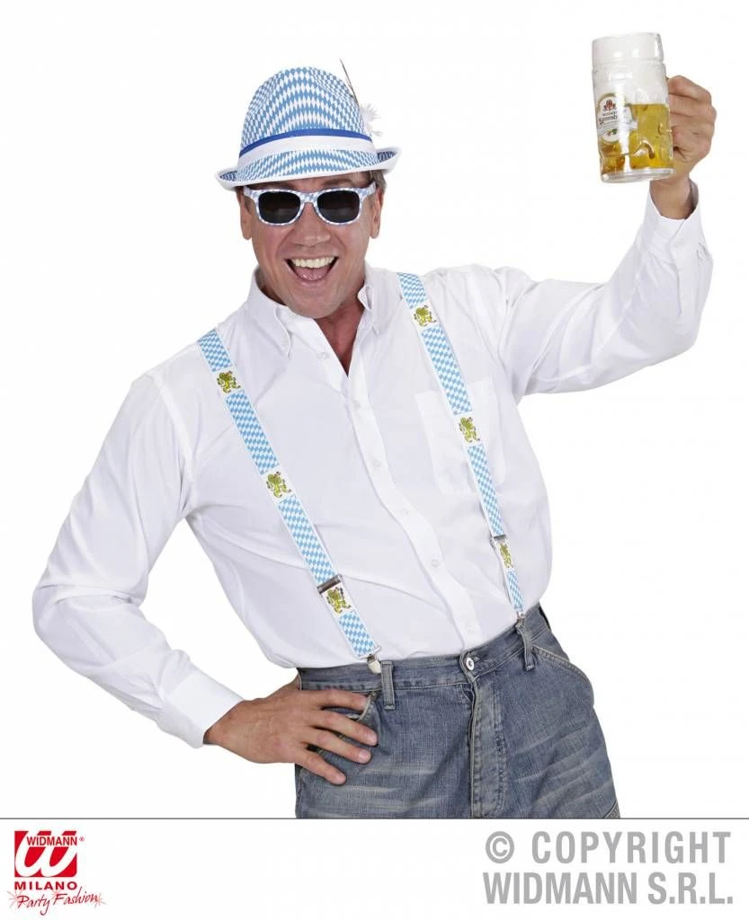 Beierse Print Bril Met Donkere Glazen 3 Beierse Print Bril Met Donkere Glazen - Afbeelding 3