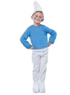 Blauwe Kabouter Kostuum