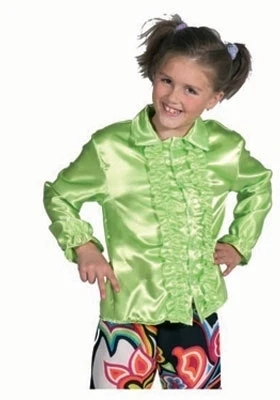 Kinder Roezel Blouse Lime Groen 1 Kinder Roezel Blouse Lime Groen