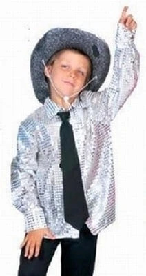 Topper Blouse "silver Sparkle"