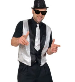 Vestje Paillet Zilver