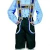 Tiroler Geruit Overhemd Kinderen Blauw / Wit