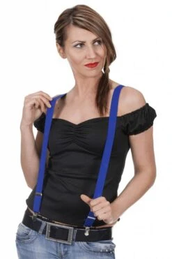 Feest Bretels Blauw 6 Feest Bretels Blauw -Halloween Korting Winkel feest bretels blauw 2