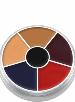 Cream Color Circle, Burned Skin