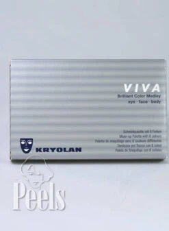 Viva Brilliant Color Palette, 8 Colors, Kleur FR1 -Halloween Korting Winkel kryolan viva brilliant color palette 8 colors kleu 2