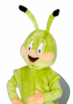 Krekelpak – Japie De Krekel -Halloween Korting Winkel mascotte bestiole verte