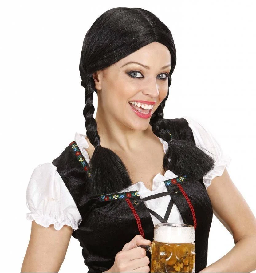 Pruik Apres Ski Zwart 1 Pruik Apres Ski Zwart